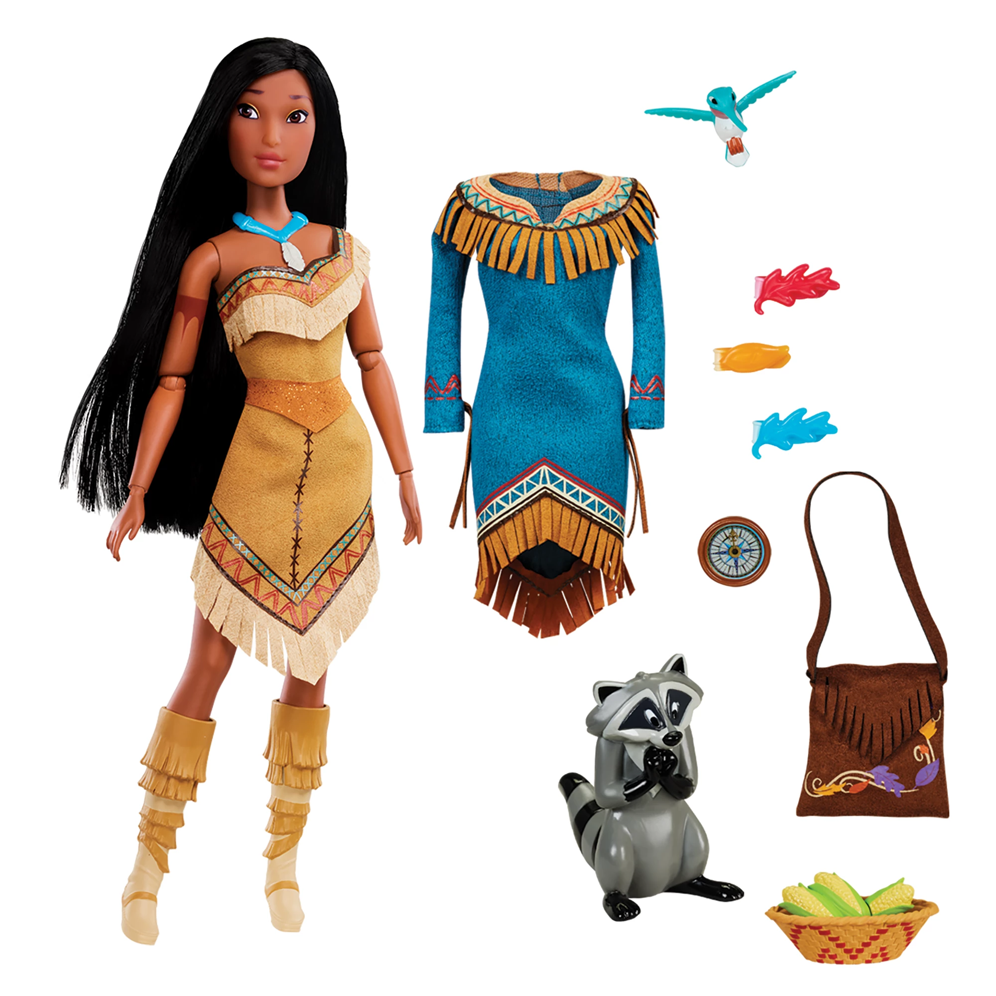 Лялька Покахонтас з набором додаткового одягу Disney Story Doll - Зображення 4