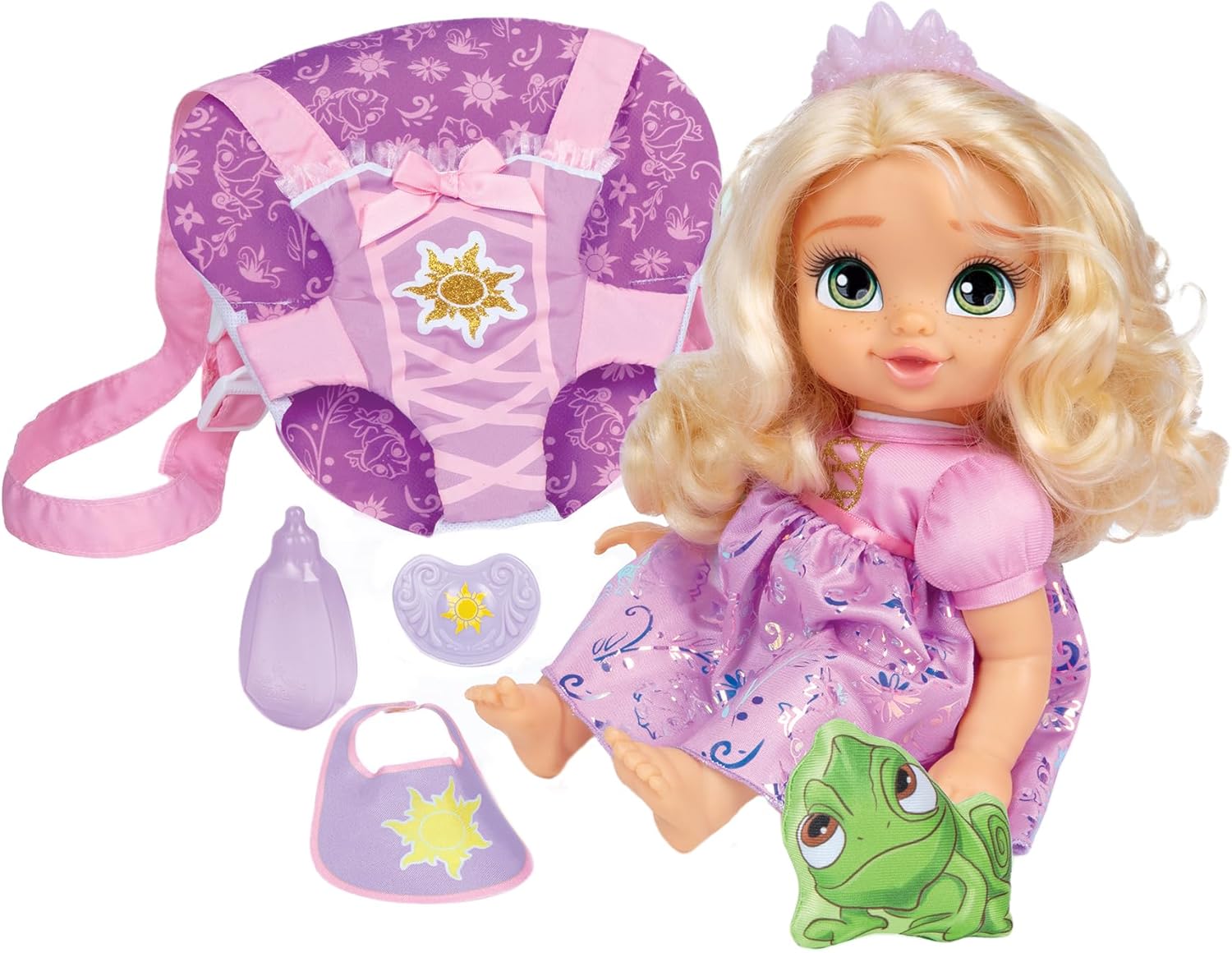 Лялька Рапунцель бебі з переноскою, Jakks - Зображення 3