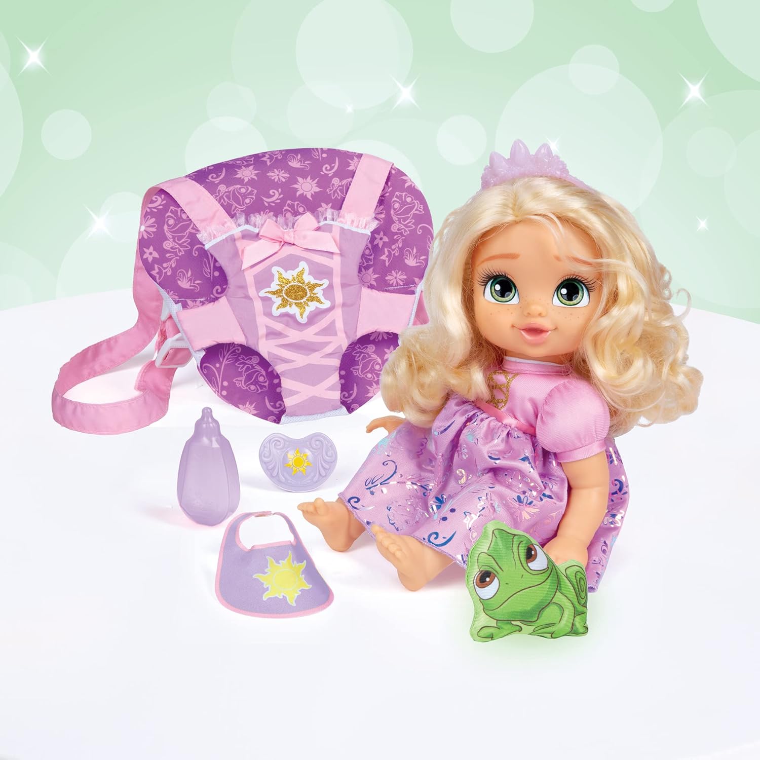 Лялька Рапунцель бебі з переноскою, Jakks - Зображення 5
