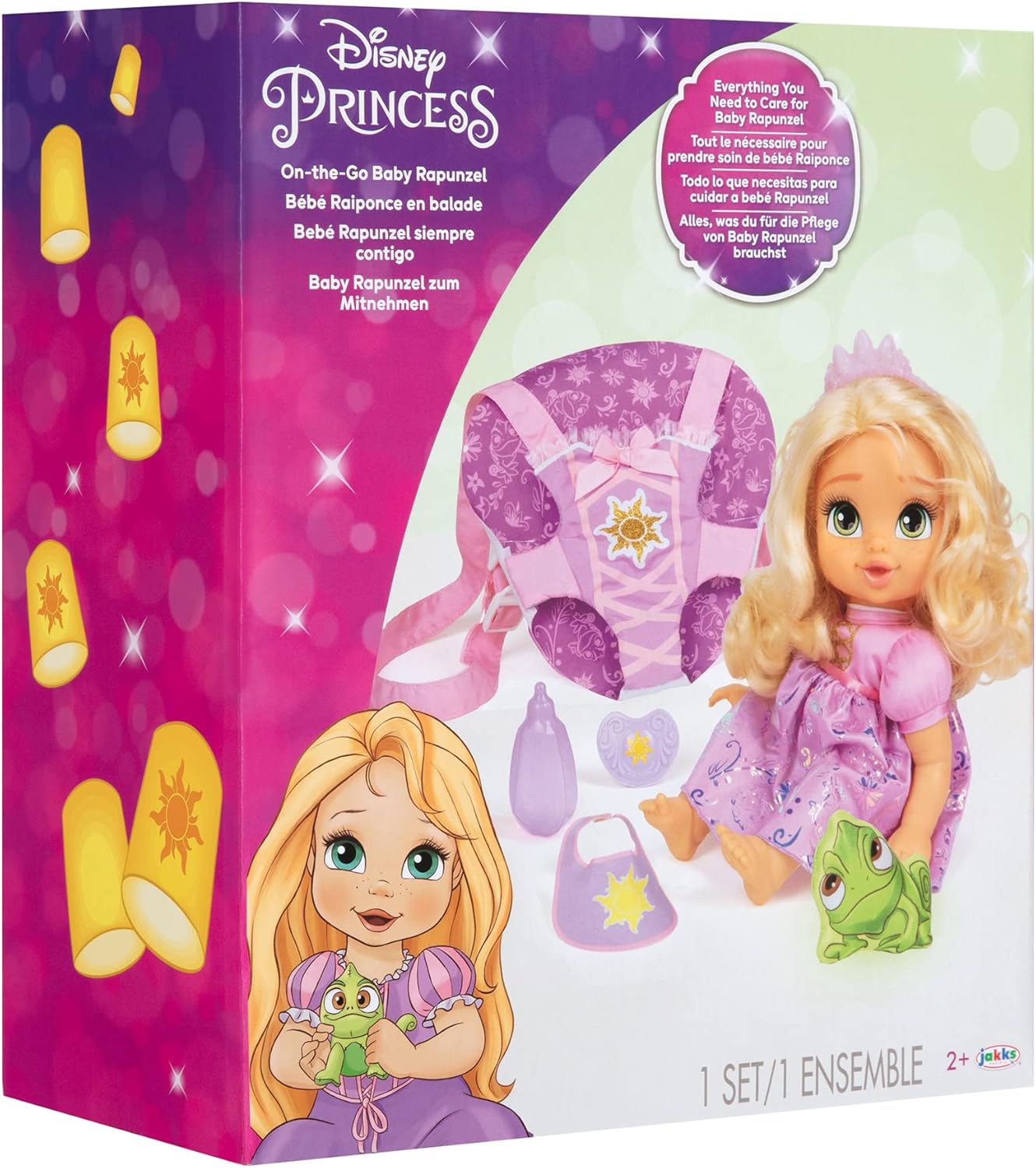 Лялька Рапунцель бебі з переноскою, Jakks - Зображення 2