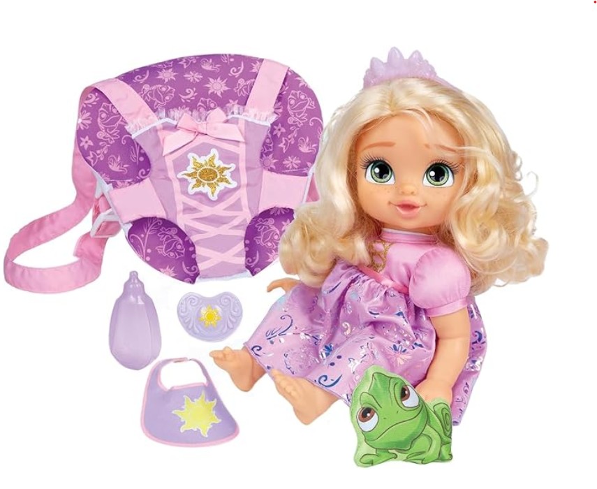 Лялька Рапунцель бебі з переноскою, Jakks