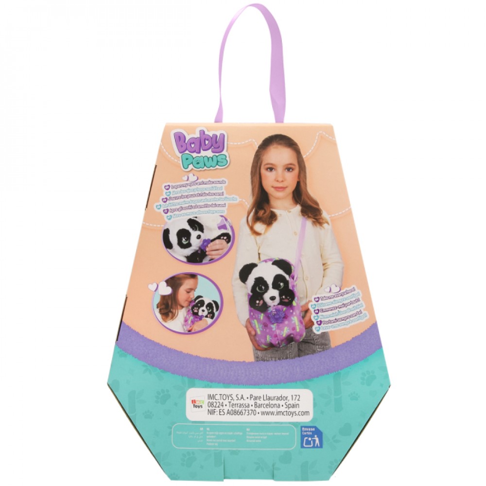 Інтерактивна іграшка Baby Paws - Малюк Панда з аксесуаром - Зображення 3