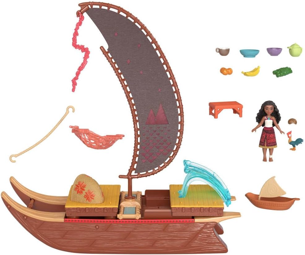 Ігровий набір Моана 2 Пригоди на каное, Mattel - Зображення 5