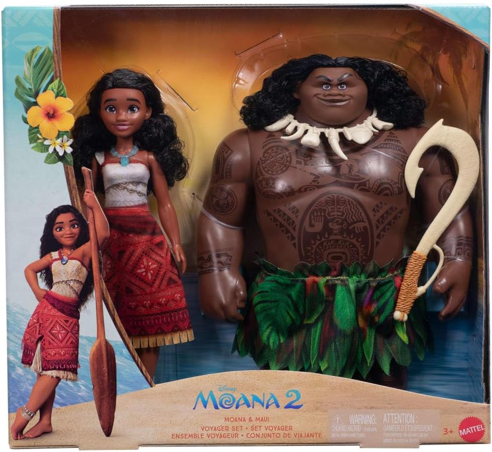 Набір ляльок Disney Моана та Мауі, Mattel - Зображення 5