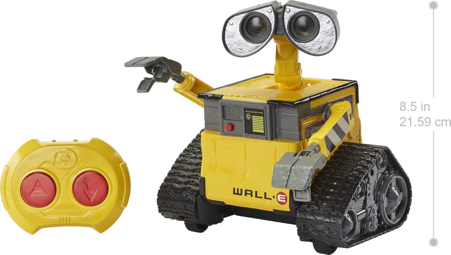 Робот Воллі на радіокеруванні (22см) Mattel Disney Pixar WALL-E RC Robot Toy with 20+ Lights & Sounds - Зображення 5