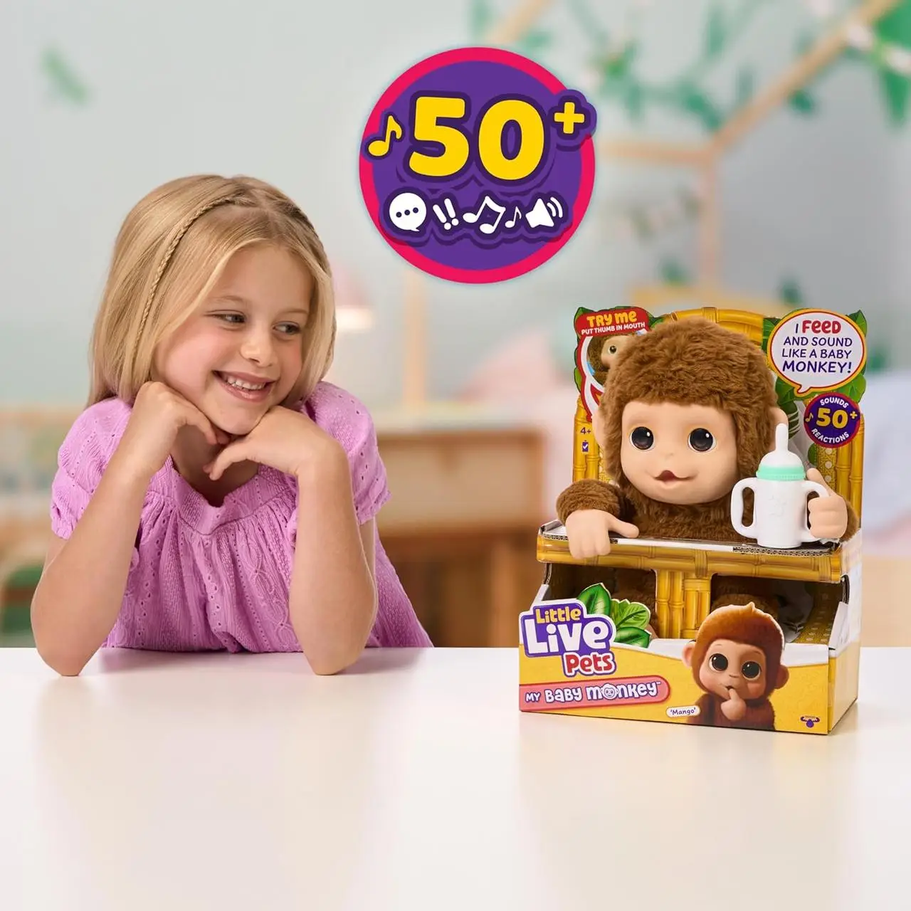 Інтерактивна мавпочка Манго Little Live Pets - Зображення 5