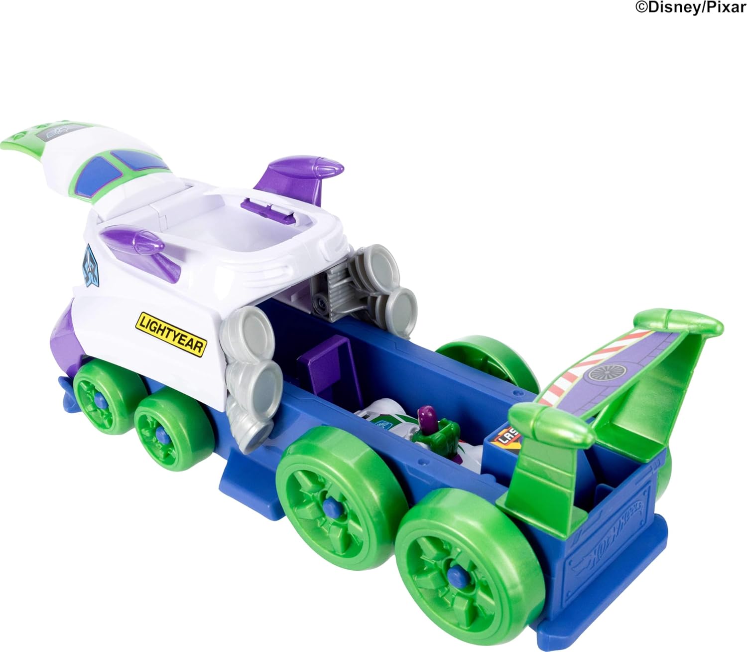 Пускова установка та транспортер з машинкою Базза Лайтера Hi-Tech Buzz Lightyear Hot Wheels Disney/Pixar 1:64 - Зображення 3