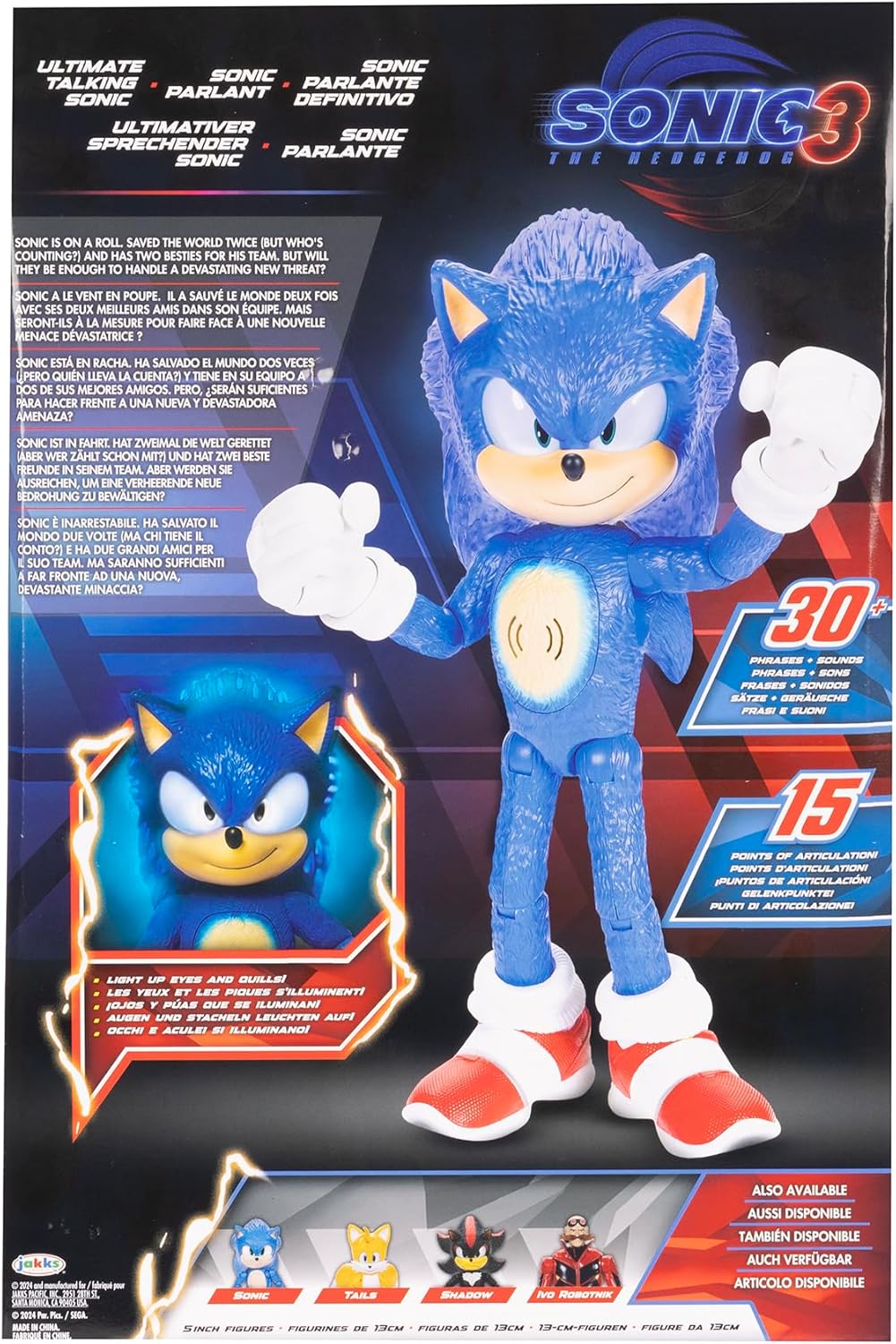 Інтерактивна іграшка їжачок Сонік (Sonic), Jakks - Зображення 6