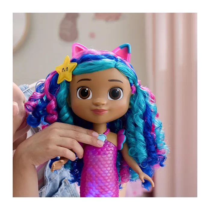 Gabby's Dollhouse – Mermaid Gabby, лялька-русалонька зі світлом і звуками - Зображення 2