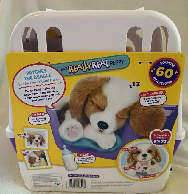 Інтерактивна іграшка цуценя Патчс (Patches) в переносці Little Live Pets - Зображення 4