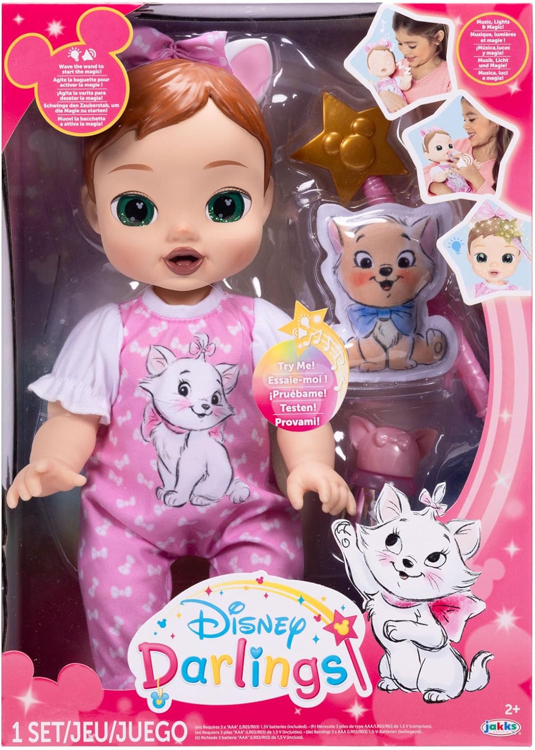 Інтерактивна (руда) лялька Disney Darlings (Дарлінгс) з аксесуарами у стилі кішечки Марі - Зображення 4