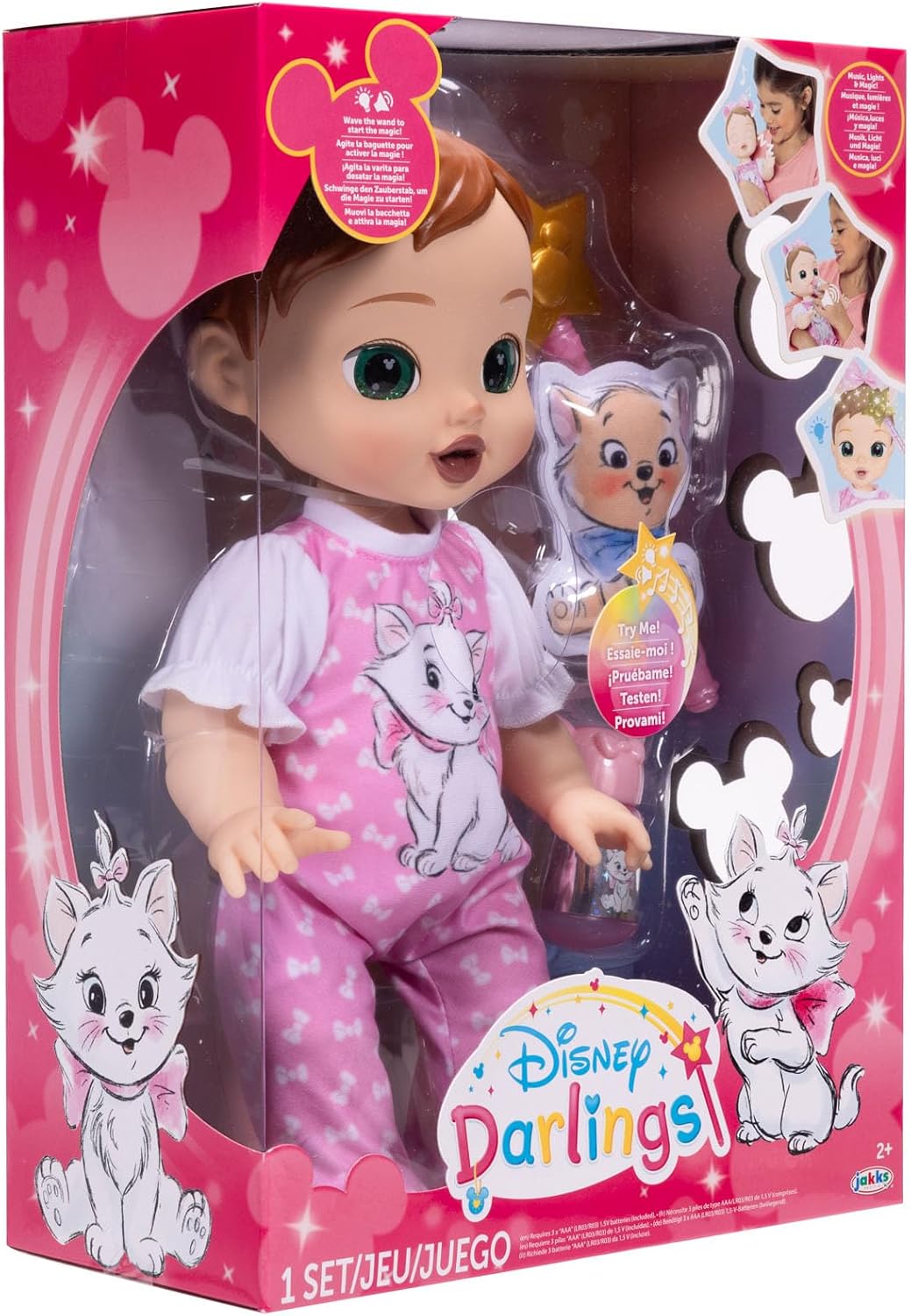Інтерактивна (руда) лялька Disney Darlings (Дарлінгс) з аксесуарами у стилі кішечки Марі - Зображення 5