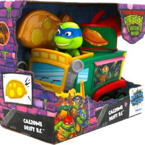 TMNT Mutant Mayhem – Calzone Drift RC | Машинка з дистанційним керуванням та фігуркою Леонардо