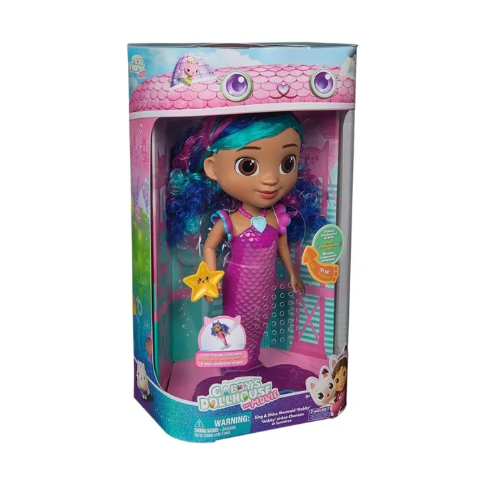 Gabby's Dollhouse – Mermaid Gabby, лялька-русалонька зі світлом і звуками - Зображення 8