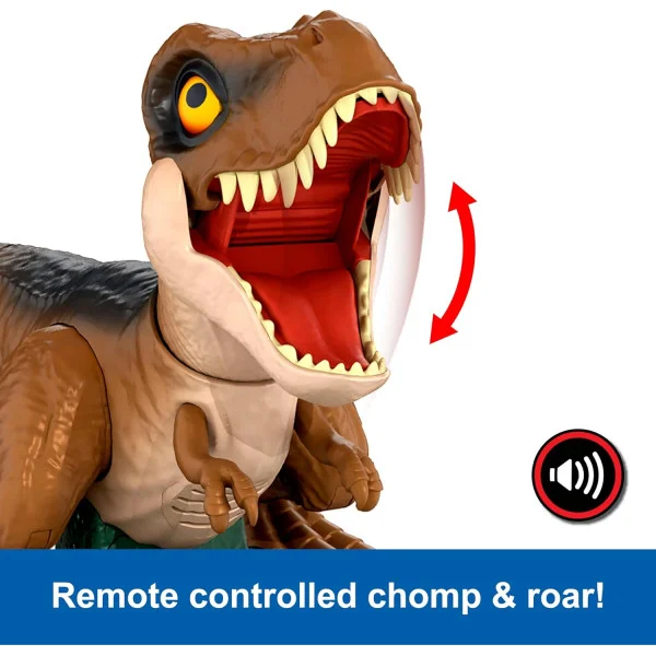 Динозавр на радіокеруванні T-Rex JarassicWorld, Mattel - Зображення 5