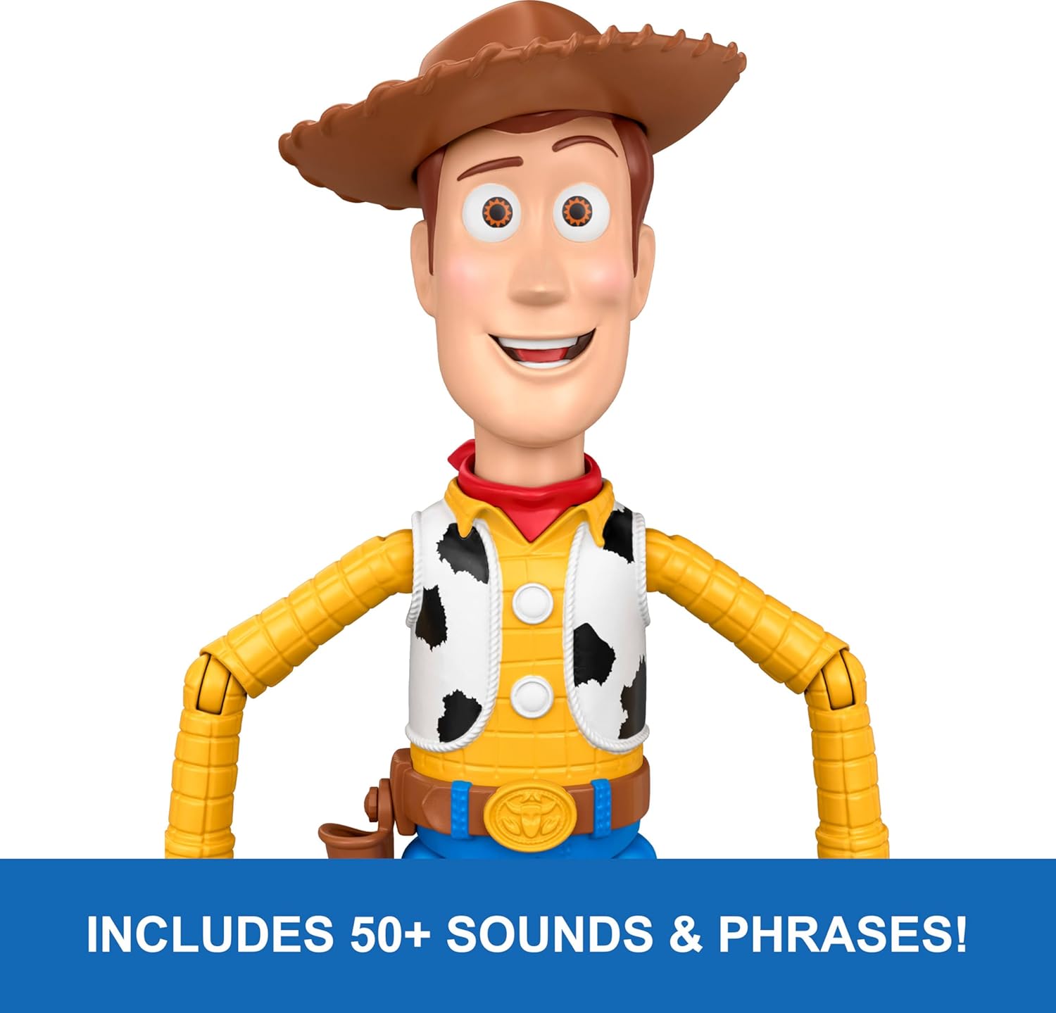 Mattel Disney Pixar Toy Story 5 Running Woody — Інтерактивний Вуді, що біжить (31 см) - Зображення 3
