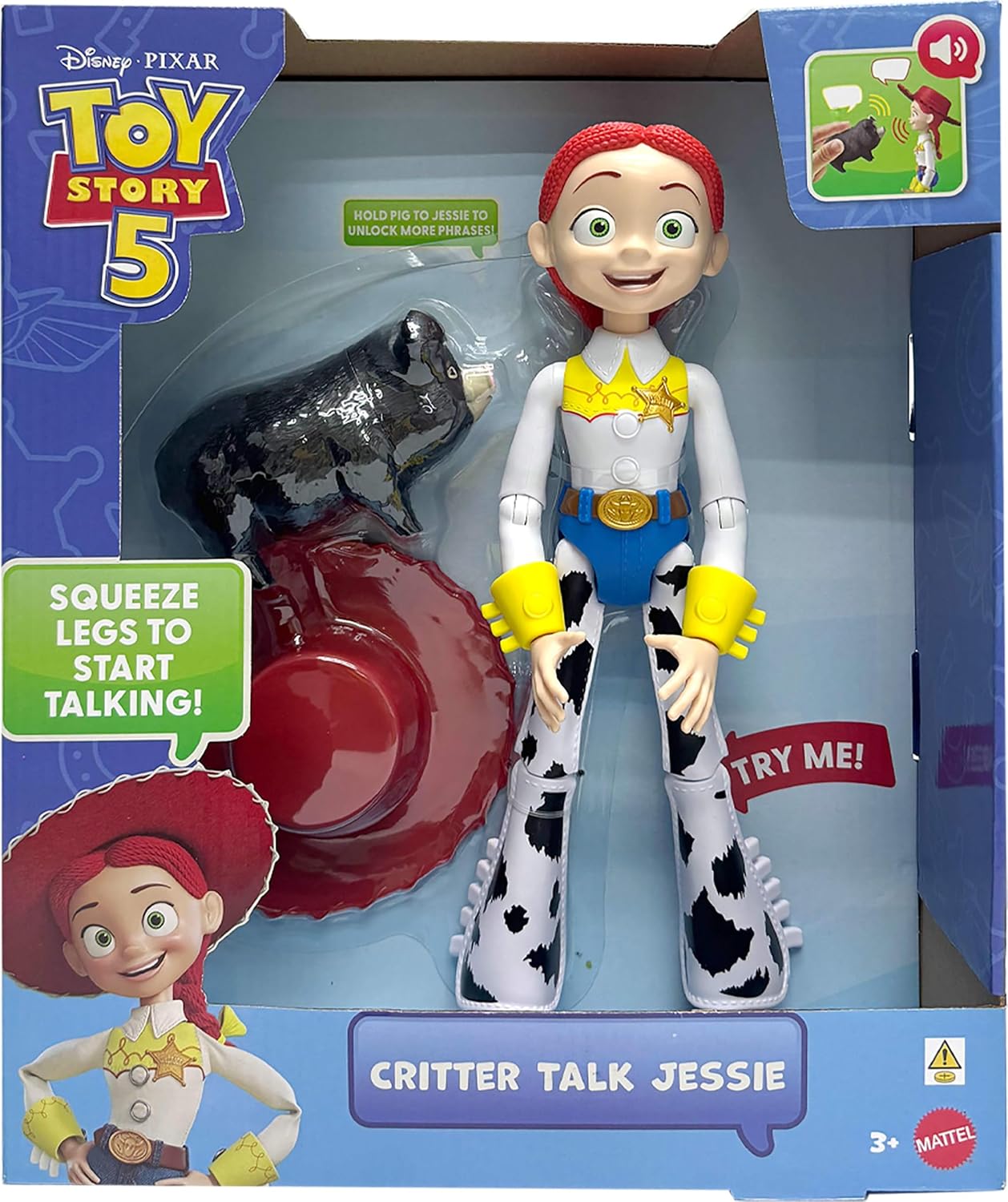 Disney Pixar Toy Story 5 Джессі, що розмовляє, з Джиммі Діном (30 см)