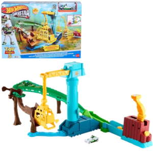 Пускова установка та транспортер з машинкою Базза Лайтера Hi-Tech Buzz Lightyear Hot Wheels Disney/Pixar 1:64.